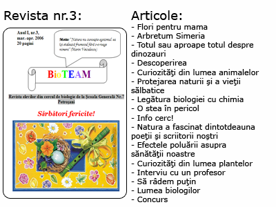 Revista nr. 3 BioTEAM Petroșani