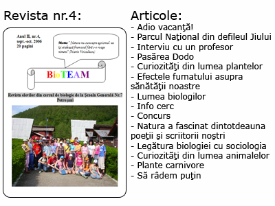 Revista nr. 4 BioTEAM Petroșani