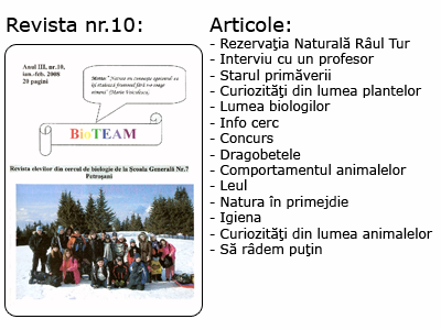 Revista nr. 10 BioTEAM Petroșani